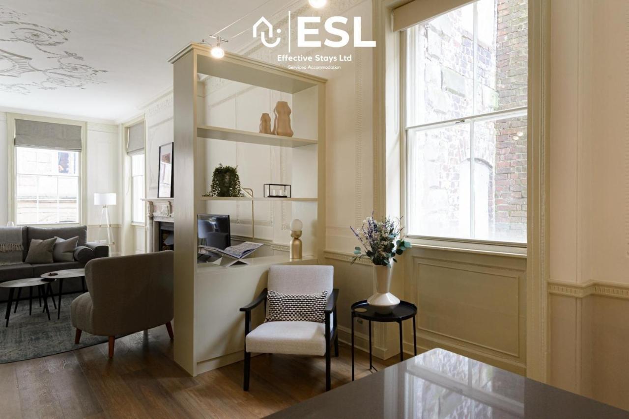 Most Central Luxury Grade 2 Listed Apartment Overlooking Shrewsbury Square - Free Parking Zewnętrze zdjęcie