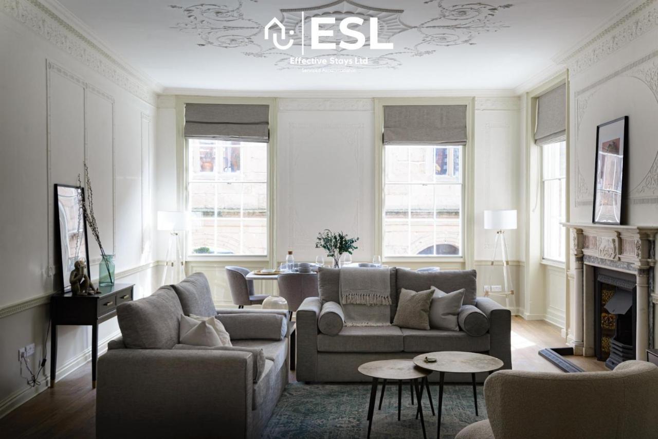 Most Central Luxury Grade 2 Listed Apartment Overlooking Shrewsbury Square - Free Parking Zewnętrze zdjęcie