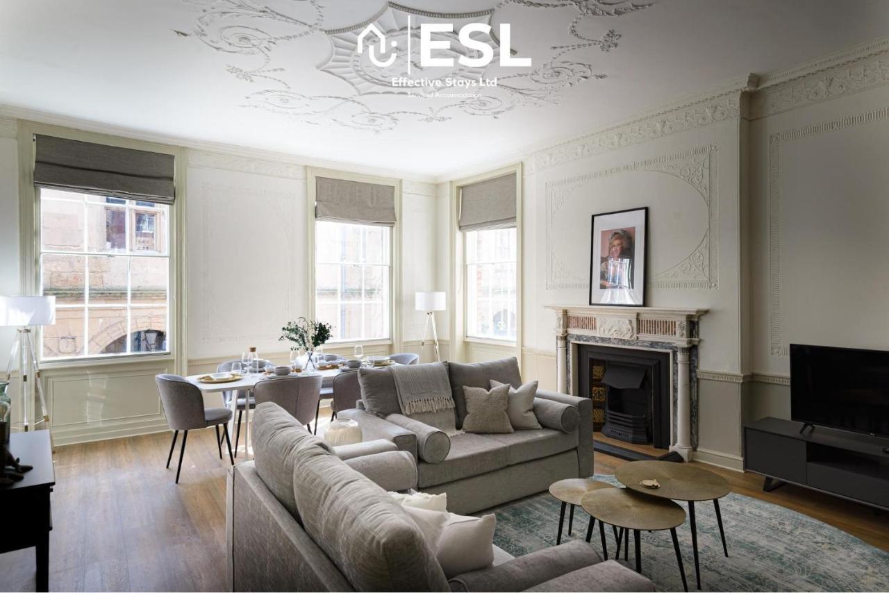 Most Central Luxury Grade 2 Listed Apartment Overlooking Shrewsbury Square - Free Parking Zewnętrze zdjęcie