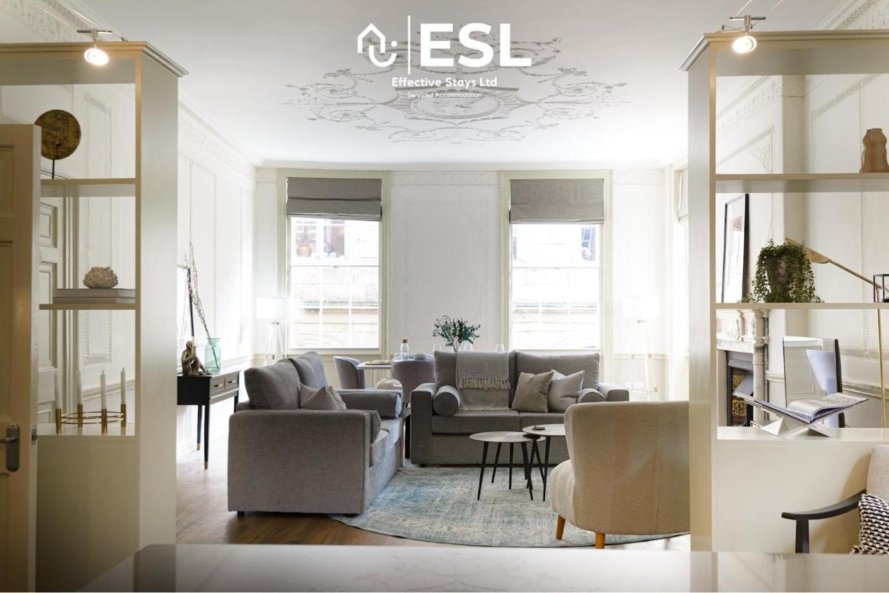 Most Central Luxury Grade 2 Listed Apartment Overlooking Shrewsbury Square - Free Parking Zewnętrze zdjęcie